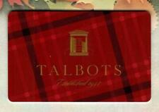 TALBOTS Red Plaid ( 2009 ) Gift Card ( $0 )