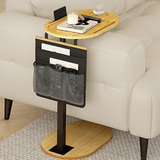 Yumkfoi Couch Side Table with Adjustable Heights, Bamboo Sofa Tray Table... - Toronto - Canada