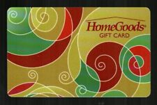 HOMEGOODS Swirls of Christmas Colors ( 2009 ) Gift Card ( $0 )