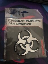 Team Promark Biohazard Chrome Emblem for automotive or electronics decoration