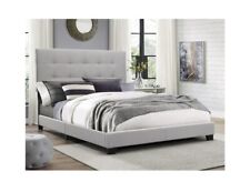 Upholstered Gray Panel Full Size Bed - Toronto - Canada