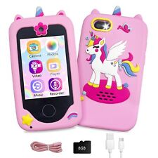 Kids Smart Phone Toys, Unicorns Gifts for Girls Age 6-8, Touchscreen MP3 Play... - Brentwood - US