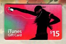 ITUNES Dancer Silhouette ( 2007 ) Download / Gift Card ( $0 - NO VALUE )