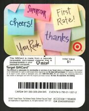 TARGET Thanks, First Rate, Cheers ... ( 2007 ) Gift Card ( $0 ) V2 - RARE