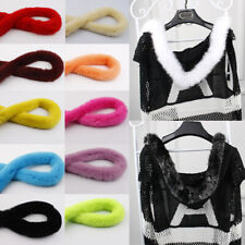 5M Rabbit Fur Trim Clothes Strips Sweater Coat Hood Hat DIY Accessories Fluffy