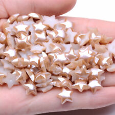 80 Pcs DIY Accessory Beads Half Pearl Star Cosmetic Accessories