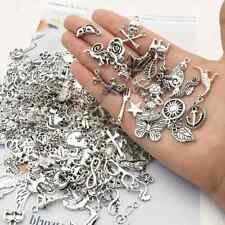 50pcs Metal Mixed Charms DIY Vintage Bracelet Pendant Neacklace Accessories For