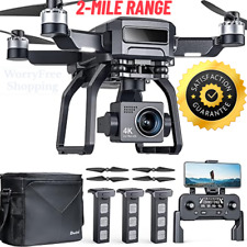 Professional GPS Drone for Adults 4K Ultra HD Camera Night Vision & 3-Batteries