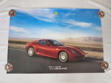 Poster Ferrari 599 GTB Fiorano Red Car Automotive Art Decor