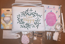 Make up Bag Filled with Beauty Products Inspired By The Color White