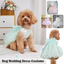 Dog Wedding Dress Pet Clothes Prom Party Princess Dresses for Puppy Cat Costume - Toronto - Canada