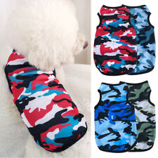 Summer Puppy Pet Dog Cat T-Shirt Vest Shirt Small Dog Clothes Costume Camouflage - Toronto - Canada