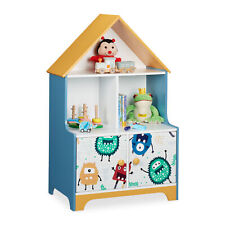 Bookshelf Stand Funny Monsters Storage Toys Organiser Children’s Shelf Unit Kids