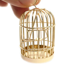 1:12 Dollhouse miniature furniture metal bird cage for dollhouse decoy3J.go