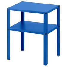 Brand New Ikea KNARREVIK Bedside Metal table, bright blue, 37x28 cm,505.641.34