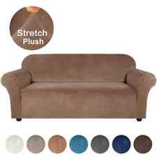 Plush Stretch Sofa Covers Living Room Sectional Elastic Protector 1/2/3/4 Seater