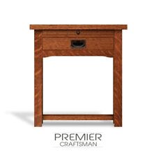 Mission Stickley Style Nightstand Craftsman Arts Crafts Minimalist Bedside Table - Valencia - US