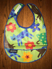 MIMI THE SARDINE Animal Print Bib WASHABLE ITEM ECO FRIENDLY Made In USA NWOT