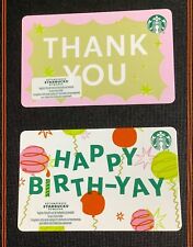 🇨🇦 CANADA 2024 STARBUCKS NEW NUMBER ( #6313 ) GIFT CARD — LOT OF 2 CARDS — NEW