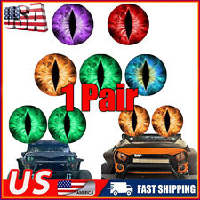 1 Pair Beast Eyes Headlight Decals, Eye Decals for Jeep Headlights - US