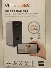 View Cube Smart Camera Wi-Fi Pet Treat Dispenser White/Black (PT0004) - Burke - US