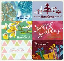 Lot (6) Homegoods Gift Cards No $ Value Collectible