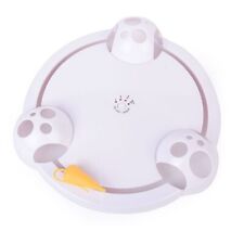 Automatic Rotating Cat Teaser Plate Interactive Cat Toy Mice-Hunting Play & Cat - CN