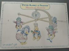 Peter Rabbit & Friends Musical Mobile 1993 Beatrix Potter Eden Baby Items