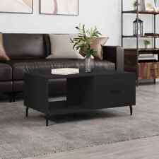 Coffee Table Black 90x50x40 cm Engineered Wood