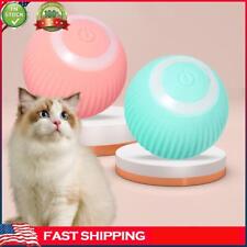 USB Rechargeable Smart Cat Toy Ball Pet Toy Interactive Pet Ball Toy Round Funny - CN