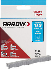 Arrow 506 Heavy Duty T50 3/8-Inch Staples for Upholstery, Construction, Furnitur