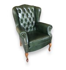 Chesterfield Leather Ear Chair 100%