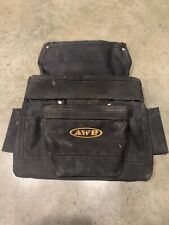 AWP General Construction Carpenter Tool Belt Rig Two Hammer Hooks Durable