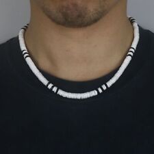 White Bohemian Tribal Necklaces-Natural Shell Choker Surfer Necklace Men Jewelry