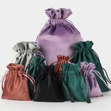 Velvet Pouch Drawstring Bags Wedding Favours Gift Party Jewellery Packing 6 Size