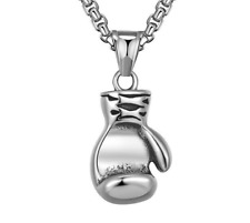 Men's Amulet 316 Stainless Steel Boxing Glove Necklace Pendant Gift Jewelry