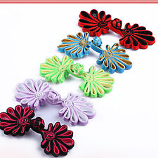 1PC Satin Cheongsam Accessories Chinese Style Buckle Chrysanthemum Buckle Ethnic