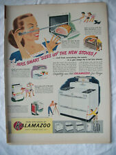 VTG 1948 Orig Magazine Ad KALAMAZOO Home Appliances Mrs Smart Sizes Up - De Kalb Junction - US