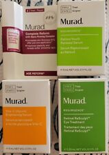 4 MURAD BEAUTY/SKINCARE TREATMENTS- RETINOL EYE,VITAMIN C, GLYCO, RETINOL TRAVEL