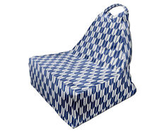 Bean Bag Chair, Minimalist Japanese Style Print Design 8, Full Print, Made in EU - Toronto - Canada