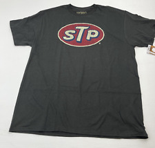 STP Vintage Classic Oil Company Classic T-Shirt Size Large Hybrid Apparel Black