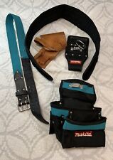 Makita Tool Belt Multiple Pouch 5 Piece Tool Carpenter Heavy-Duty Construction