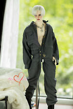 1/4 Puyoo 1/3 IP Uncle ID BJD Outfit Clothes Jumpsuits Coverall Gray Black Denim