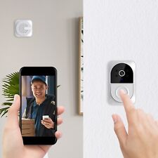 Smart Video Doorbell WiFi Camera With 2 Smart Home Devices Garage Door Opener - CN