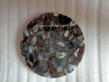 18 Agate Table Top Natural Gemstones Handmade pietradura home decor"