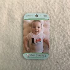 Custom Snappies Gift Card $50 Customizable Baby Bodysuits