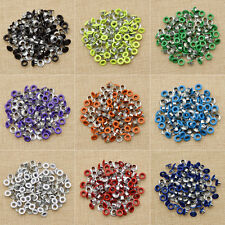 100 Pcs Colorful Metal Eyelets DIY Leather Craft Scrapbooking Card Accessories