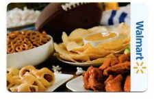 Walmart Football Game Snacks Chips Gift Card No $ Value Collectible FD-104128