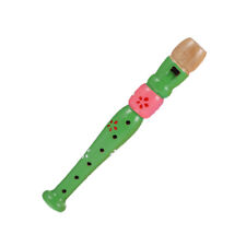 Wooden Clarinet Kids Noisemaker Flute Plaything Traditional Matraca Toy