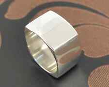 Big Square Ring 925 Sterling Silver Band Ring Handmade Women Ring Jewelry